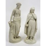 TWO PARIAN FIGURES (2)