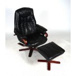 ‘ERKONES’ A MODERN RECLINING EASY ARMCHAIR (2)