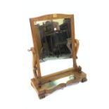 A VICTORIAN MAHOGANY SWING FRAME DRESSING TABLE MIRROR