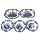 COPELAND SPODE, A GROUP OF TRANSFER PRINTED DINNER WARES