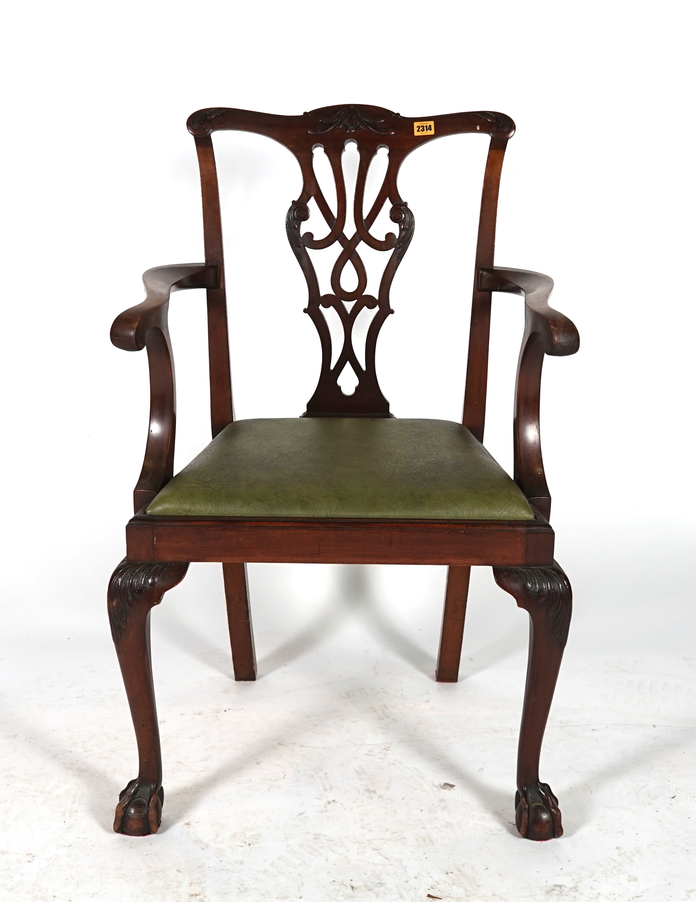 J.A.S SHOOLBRED & CO A SET OF FIVE VICTORIAN MAHOGANY DINNG CHAIRS (6) - Image 3 of 4
