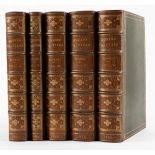 RUSKIN, John (1819-1900). Modern Painters, London, 1851-60, 5 volumes, large 8vo, 84 plates....