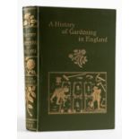 AMHERST, Alicia (1865-1941). A History of Gardening in England, London, Bernard Quaritch, 1895...