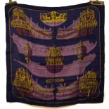 HERMES: THREE SILK SCARVES BY MARIE-FRANCOIS HERON, MICHEL DUCHENE AND CATY LATHAM (3)