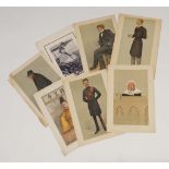 A FOLIO OF UNFRAMED VANITY FAIR PRINTS BY SPY AND OTHER HANDS