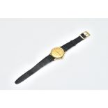 A 9CT GOLD TISSOT AUTOMATIC SEASTAR SEVEN GENTLEMAN'S WRISTWATCH