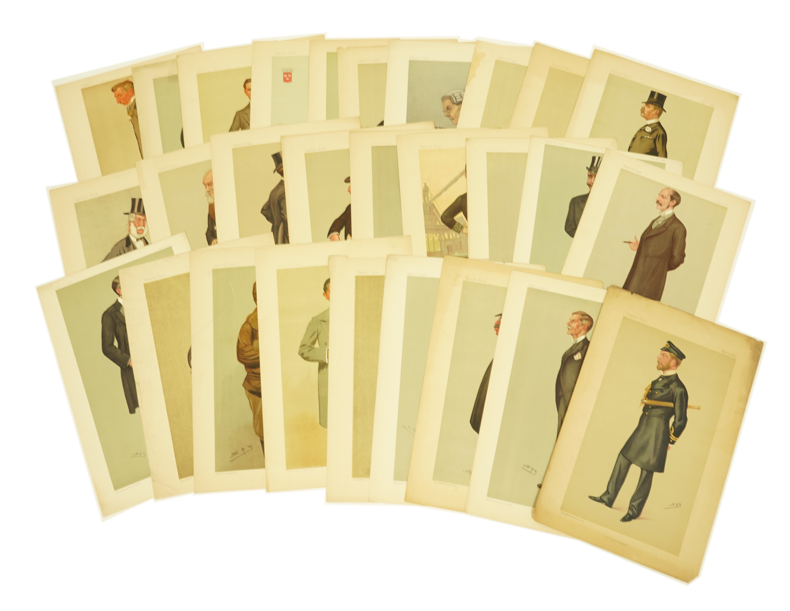 A FOLIO OF UNFRAMED VANITY FAIR PRINTS BY SPY AND OTHER HANDS - Image 2 of 2