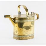 A VICTORIAN BRASS WATERING CAN