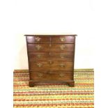 A GEORGE III MAHOGANY CHEST