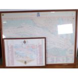 TWO MODERN MILITARIA MAPS (2)