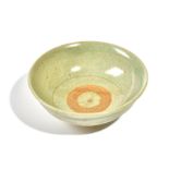 A CHINESE SMALL CELADON GLAZED BOWL