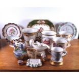 CERAMICS, MOSTLY 20TH CENTURY, INCLUDING COALPORT (QTY)