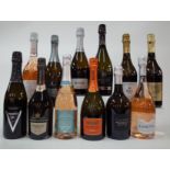 12 BOTTLES WHITE AND ROSÉ PROSECCO