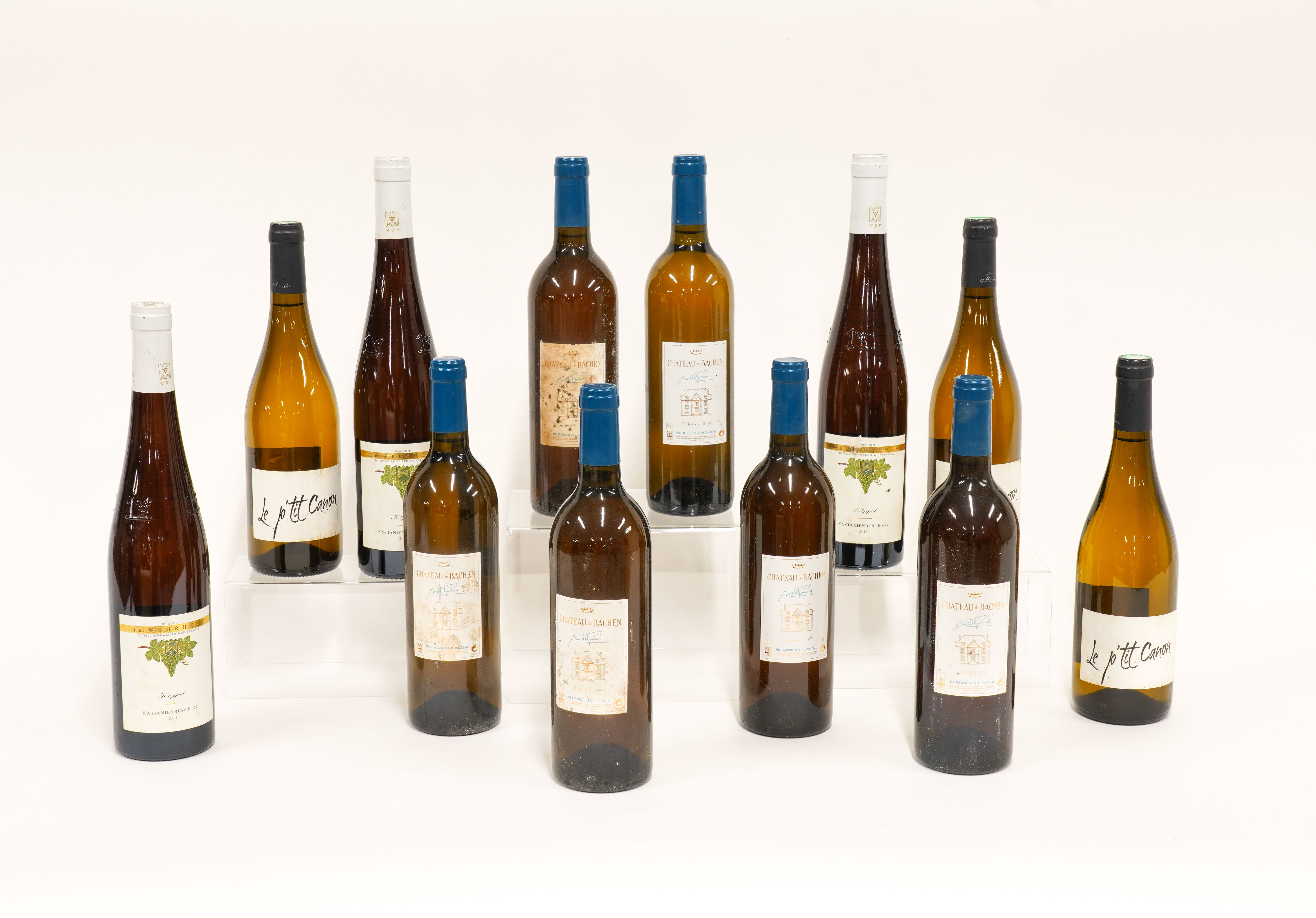 TWELVE BOTTLES OF MIXED WINES INCLUDING SIX BOTTLES OF CHATEAU DE BACHEN TURSAN 1997 (12)