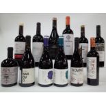 11 BOTTLES MOLDOVAN AND 1 MACEDONNIAN RED WINE