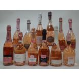 10 BOTTLES PROSECCO AND 2 VINO SPUMANTE ROSÉ