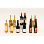 TWELVE BOTTLES OF MIXED WINES INCLUDING FOUR BOTTLES OF CHATEAUX LAFAURIE-PEYRAGUET 1971 (12)