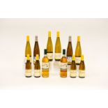 TWELVE BOTTLES OF MIXED WINE INCLUDING TWO BOTTLES OF DOMAINE REMY GRESSER GRAND CRU...