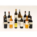 TWELVE BOTTLES OF MIXED WINES AND SPIRITS TO INCLUDE TWO BOTTLES OF VINHO DO PORTO 2009 (12)