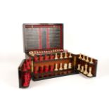 A VICTORIAN WALNUT ‘ROYAL CABINET OF GAMES’ COMPENDIUM