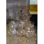 A QUANTITY OF MOSTLY MODERN DRINKING GLASSES (QTY)