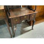 AN 18TH CENTURY OAK LOWBOY