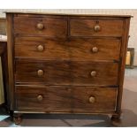 A LATE VICTORIAN MAHOGANY CHEST