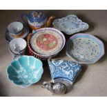 CERAMICS INCLUDING ASIAN PORCELAIN PLATES (QTY)