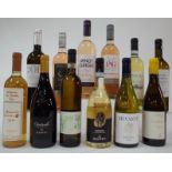 12 BOTTLES ITALIAN WHITE AND ROSÉ WINE