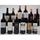 12 BOTTLES FRENCH RED WINE (BORDEAUX)