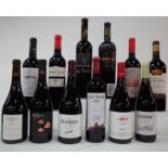 12 BOTTLES SPANISH RED WINE