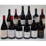 12 BOTTLES FRENCH RED WINE