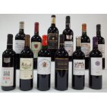 12 BOTTLES FRENCH RED WINE (BORDEAUX)