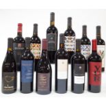 12 BOTTLES AMERICAN RED WINE