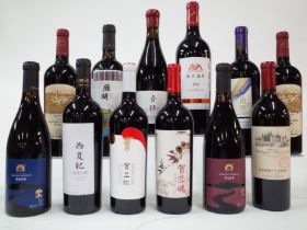12 BOTTLES CHINESE RED WINE