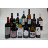 12 BOTTLES ITALIAN RED AND WHITE WINE