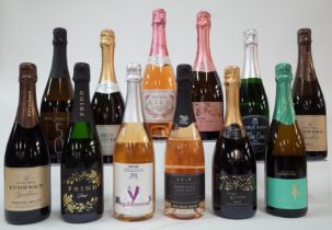 11 BOTTLES CANADIAN AND 1 CHINESE SPARKLING WINE