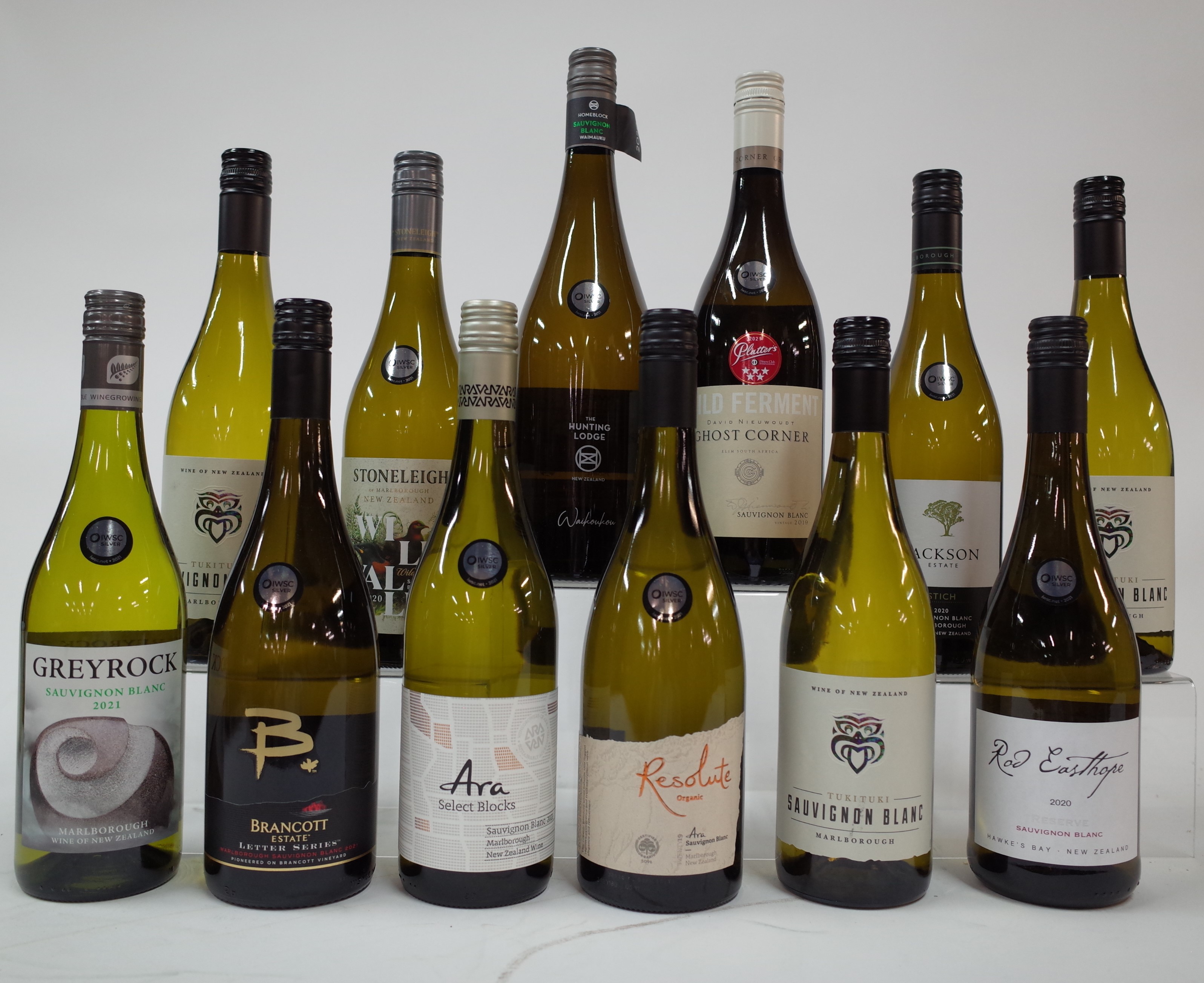 11 BOTTLES NEW ZEALAND AND 1 SOUTH AFRICAN SAUVIGNON BLANC