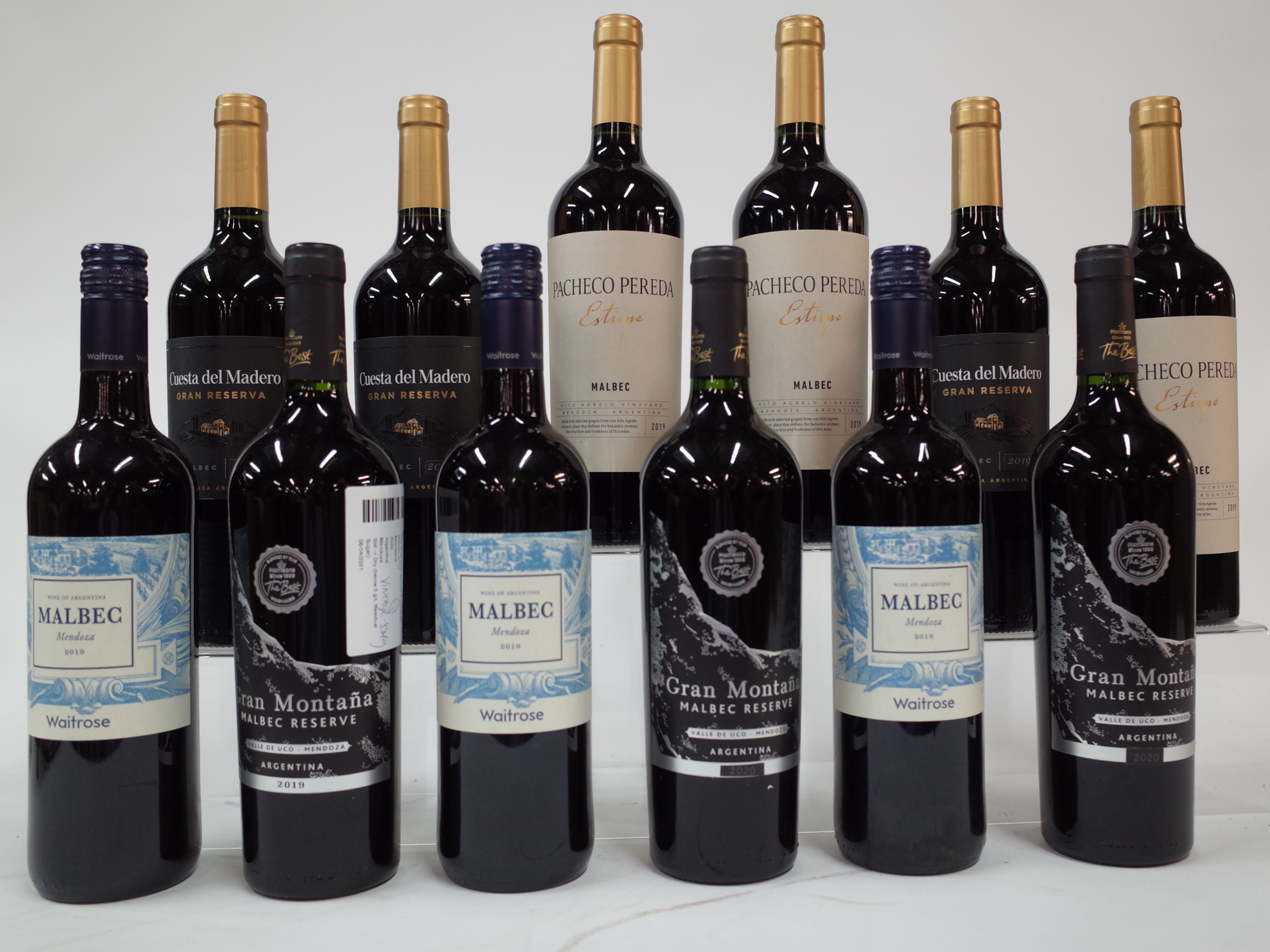 12 BOTTLES ARGENTINIAN MALBEC