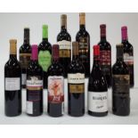 12 BOTTLES SPANISH RED WINE