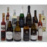 12 BOTTLES CANADIAN SPARKLING, WHITE AND ICE WINE