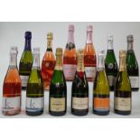 6 BOTTLES CHAMPAGNE AND 6 BOTTLES CRÉMANT D'ALSACE