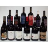 12 BOTTLES AMERICAN RED WINE