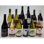 12 BOTTLES NEW ZEALAND RED, WHITE AND BLUSH WINE