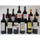 12 BOTTLES FRENCH RED WINE (BORDEAUX)