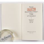 SENDAK, Maurice (1929-2012, illustrator) - William BLAKE (1757-1827). Poems from William...