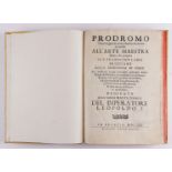 LANA DE TERZI, Francesco (1631-87). Prodromo, Brescia, 1670, folio, 20 engraved plates...