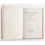 SHELLEY, Percy Bysshe (1792-1822). The Cenci, "Italy" [i.e. Livorno], 1819, 4to, FINELY BOUND...