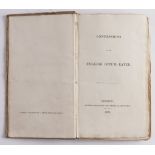 [DE QUINCEY, Thomas (1785-1859)]. Confessions of an English Opium-Eater, London, 1822, 12mo,...