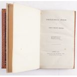 SHELLEY, Percy Bysshe (1792-1822). Posthumous Poems, London, 1824, large 8vo, preface by Mary...